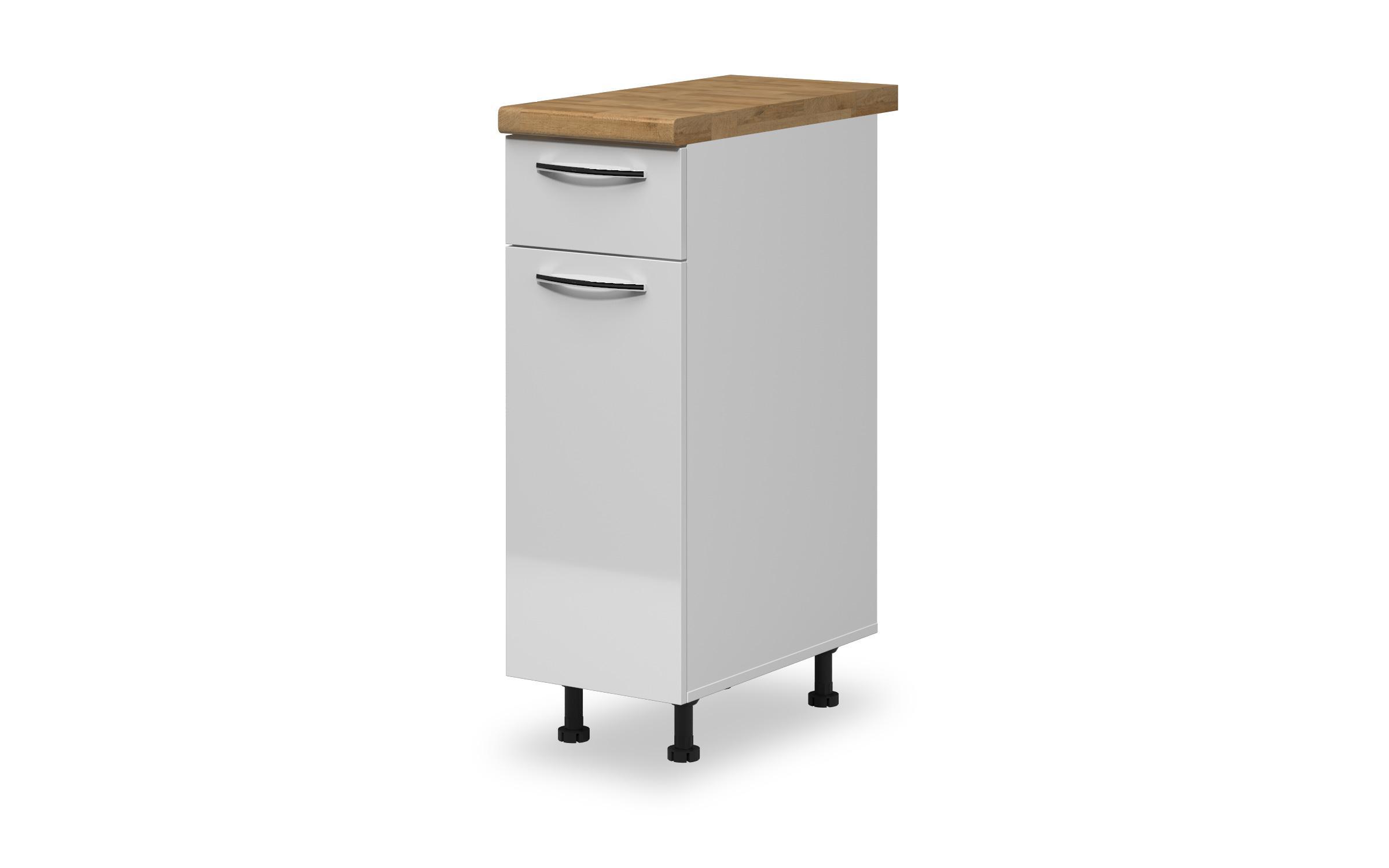 Kitchen cabinet Dakota 09, white gloss  1